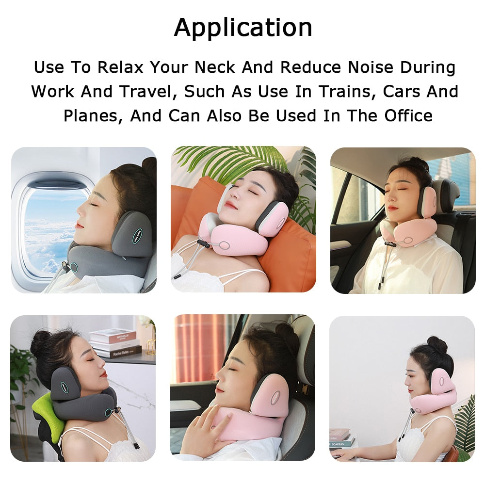 Neck Support Memory Foam With Noise Reduction