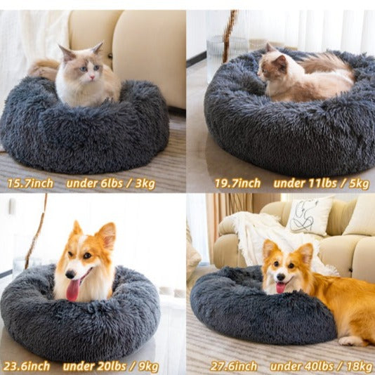 Fluffy Pet Bed For Cats and Dogs