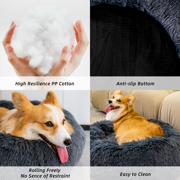 Fluffy Pet Bed For Cats and Dogs